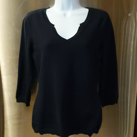 Talbot's Petites Dark Navy Sweater - Picture 1 of 4